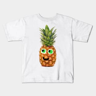 Pineapple with face Kids T-Shirt